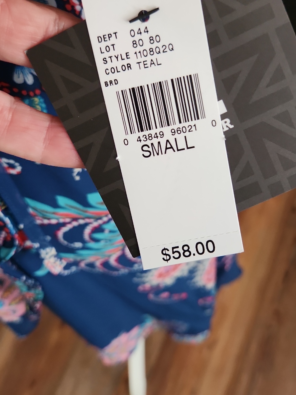 IZ Byer High Low Floral Sundress - Picture 7 of 10